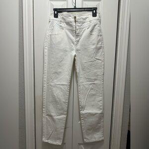 Anthropology Pilcro‎ and the Letterpress Women's White Jeans